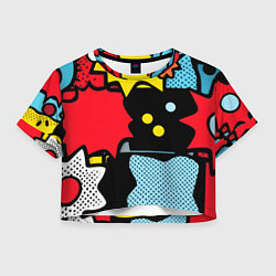 Женский топ Поп абстракция