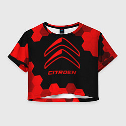 Женский топ Citroen - red gradient