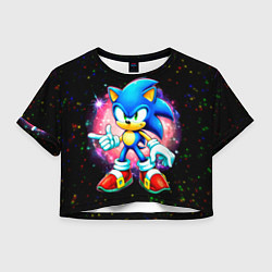 Женский топ Sonic in space