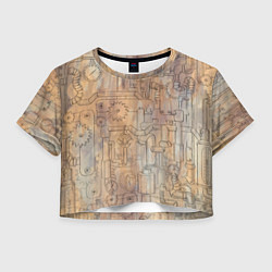 Женский топ Стимпанк элементы