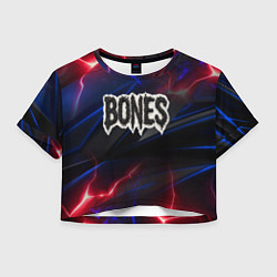 Женский топ Логотип Bones из земли