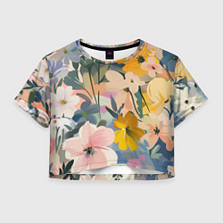 Женский топ Цветы цветочки