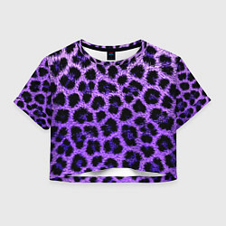 Женский топ Леопардовый фиолетовый