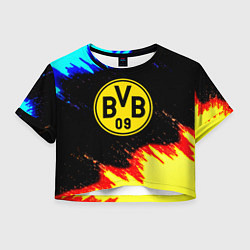Женский топ Borussia огненные и холодные краски
