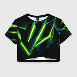 Женский топ Geometric neon