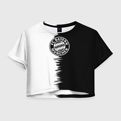 Женский топ Бавария Мюнхен черно белые штрихи