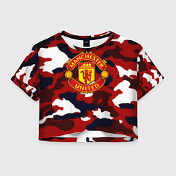 Женский топ Манчестер Юнайтед камуфляж