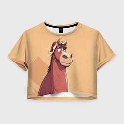 Женский топ Уставшая за год лошадка