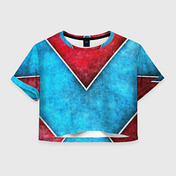 Женский топ Grunge superhero line - геометрические линии