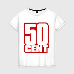 Женская футболка 50 cent