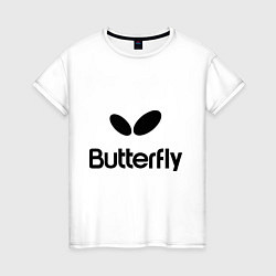 Женская футболка Butterfly Logo