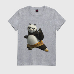 Женская футболка Кунг фу Панда