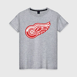 Женская футболка Detroit Red Wings