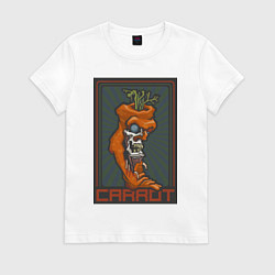 Женская футболка ЗомбиМорковь