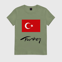 Женская футболка Turkey