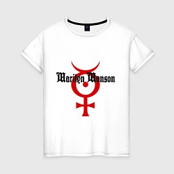 Женская футболка Marilen Manson