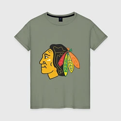 Женская футболка Chicago Blackhawks