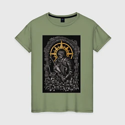 Женская футболка Dark Souls: Warrior