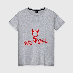 Женская футболка Bad Devil Girl