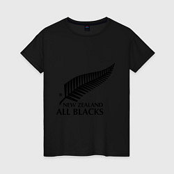 Женская футболка New Zeland: All blacks