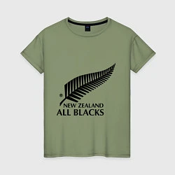 Женская футболка New Zeland: All blacks