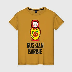 Женская футболка Russian Barbie