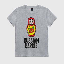 Женская футболка Russian Barbie