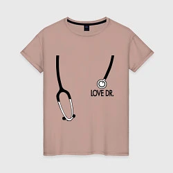 Женская футболка Love Dr. House