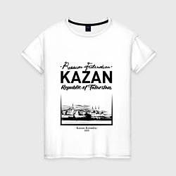 Женская футболка Kazan: Republic of Tatarstan
