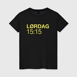Женская футболка Lordag 15:15