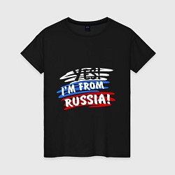 Женская футболка I am from Russia