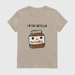 Женская футболка Нутелла