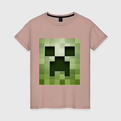 Женская футболка Мinecraft creeper