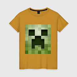 Женская футболка Мinecraft creeper