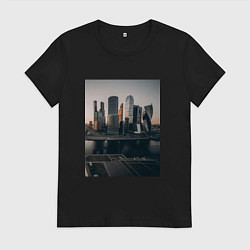 Женская футболка Moscow City