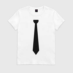 Женская футболка Галстук