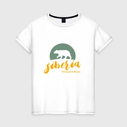 Женская футболка Siberia: Land of Bears