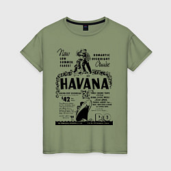 Женская футболка Havana Cuba