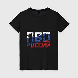 Женская футболка ПВО России