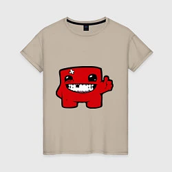 Женская футболка Super Meat Boy