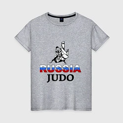 Женская футболка Russia judo