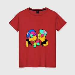 Женская футболка Bart & Milhous Dope