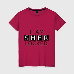 Женская футболка I am Sherlocked