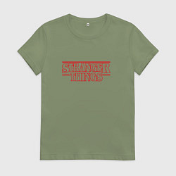 Женская футболка Stranger Things