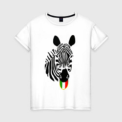 Женская футболка Juventus Zebra