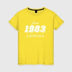 Женская футболка Limited Edition 1983