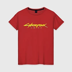 Женская футболка Cyberpunk 2077