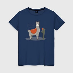 Женская футболка Alpaca Llama