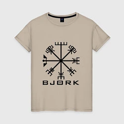 Женская футболка Bjork Rune