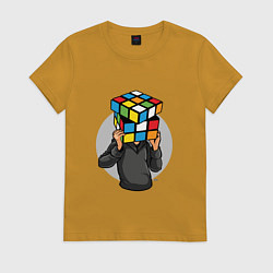 Женская футболка Головоломка Рубика